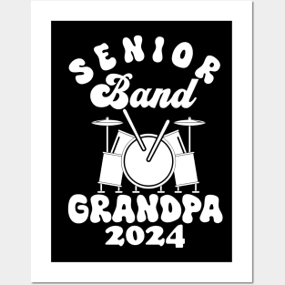 senior Band Grandpa 2024 Funny grandpa grandfather Posters and Art